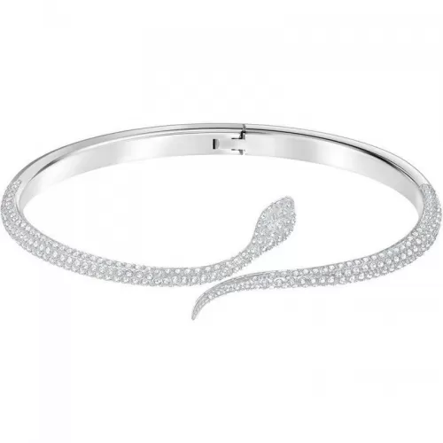 Браслет Swarovski Leslie Silver | Змея | кристаллы Swarovski