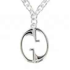 Колье Gucci Interlocking G Silver