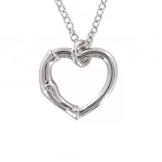 Колье Gucci Trademark Heart Silver
