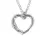Колье Gucci Trademark Heart Silver