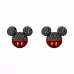 Серьги-пусеты Swarovski Микки Маус | Кристаллы Сваровски
