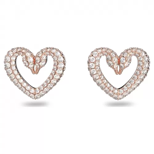 Серьги Swarovski Heart | Кристаллы Сваровски