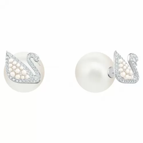Серьги Swarovski Iconic Swan Stud Pierced | Лебеди | кристаллы Swarovski