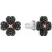 Двухсторонние серьги Swarovski Latisha | Клевер | кристаллы Swarovski