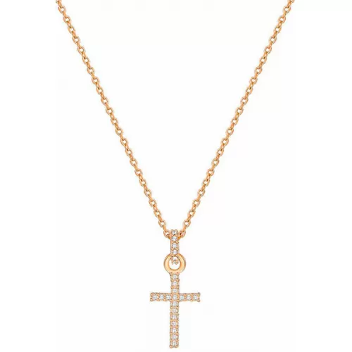 Колье Swarovski декоративный крестик | Кристаллы Swarovski