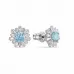 Серьги Swarovski Sunshine Pierced Blue | Кристаллы Сваровски