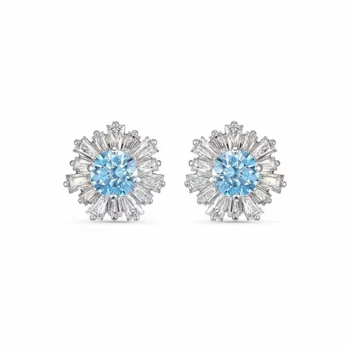Серьги Swarovski Sunshine Pierced Blue | Кристаллы Сваровски