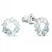 Серьги-пусеты Swarovski Attract hoop | Кристаллы Сваровски