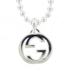 Колье Gucci Interlocking G Silver
