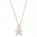 Колье  Swarovski Мишка Teddy | кристаллы Swarovski
