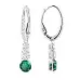 Серьги Swarovski Attract Trilogy Green | Кристаллы Сваровски