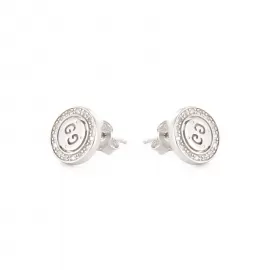 Серьги Gucci Interlocking G Silver