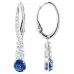 Серьги Swarovski Attract Trilogy Blue | Кристаллы Сваровски