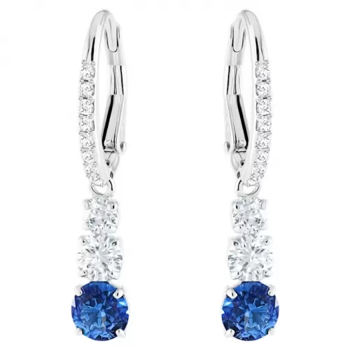 Серьги Swarovski Attract Trilogy Blue | Кристаллы Сваровски