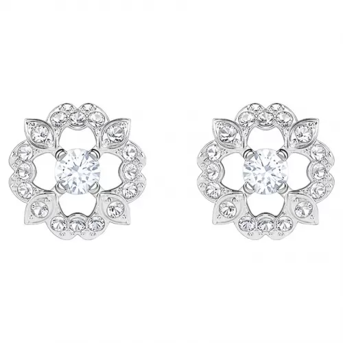Серьги Swarovski Sparkling Dance Flower Pierced | Кристаллы Сваровски