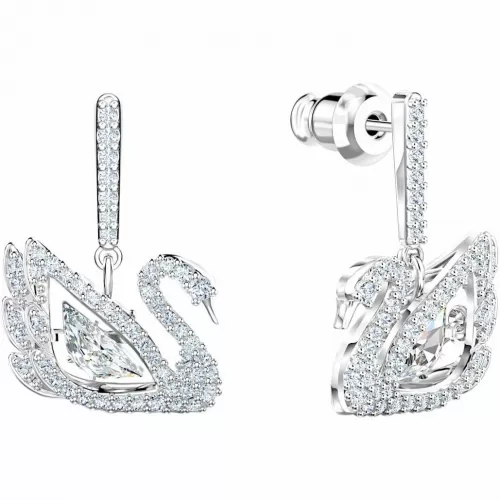 Серьги Swarovski Dancing Swan | Кристаллы Сваровски