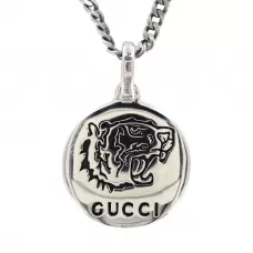 Колье Gucci Trademark Lion Pendant Silver