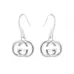 Серьги Gucci Double G Silver