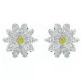 Серьги пусеты Swarovski Eternal Flower | Кристаллы Сваровски
