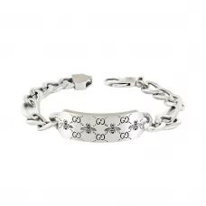 Браслет Gucci Silver GG and Bee