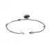 Браслет Gucci Interlocking G Heart Silver