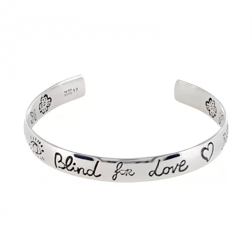 Браслет Gucci Blind For Love Silver