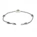Браслет Gucci and GG Heart Enamel Silver