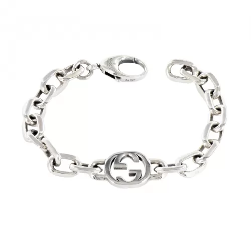 Браслет Gucci Interlocking G Silver