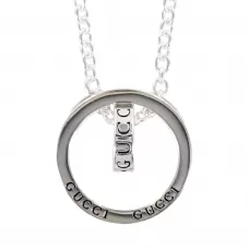 Колье Gucci Interlocking G Silver