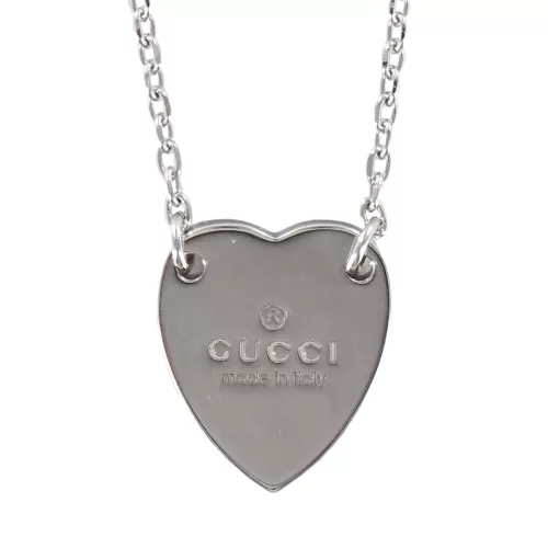 Колье Gucci Trademark Heart Silver