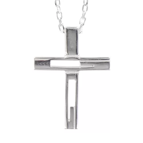 Колье Gucci Cross Silver