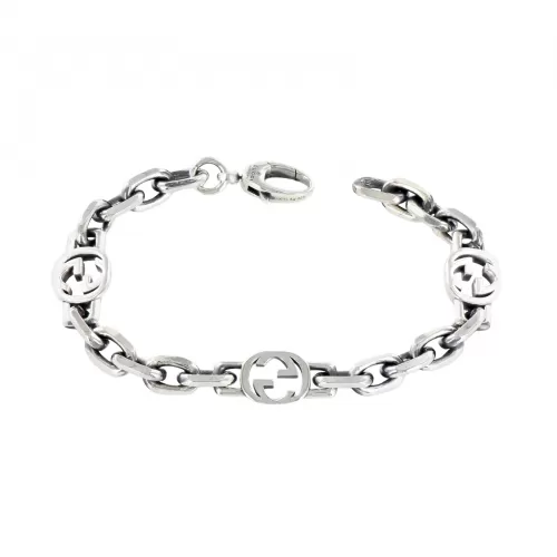 Браслет Gucci Interlocking G Silver
