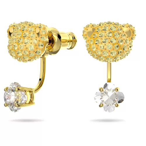 Серьги Swarovski Teddy Yellow / Кристаллы Сваровски