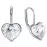 Серьги Swarovski Bella Heart/ Кристаллы Сваровски