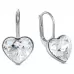 Серьги Swarovski Bella Heart/ Кристаллы Сваровски