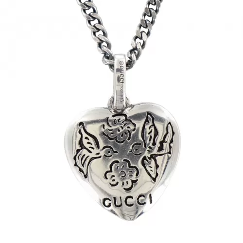 Колье Gucci Blind For Love Silver