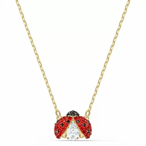 Колье Swarovski Dance Ladybug | Божья коровка | Кристаллы Swarovski