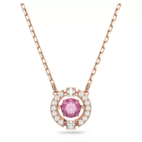 Колье Swarovski Sparkling Dance | Rose Gold | Кристаллы Swarovski