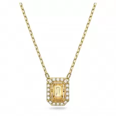 Колье Swarovski Millenia Octagon cut, Yellow| Кристаллы Сваровски