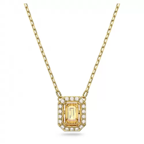 Колье Swarovski Millenia Octagon cut, Yellow| Кристаллы Сваровски