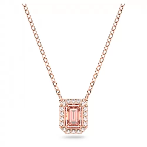 Колье Swarovski Millenia Octagon cut, Pink| Кристаллы Сваровски