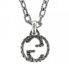 Колье Gucci Interlocking G Silver