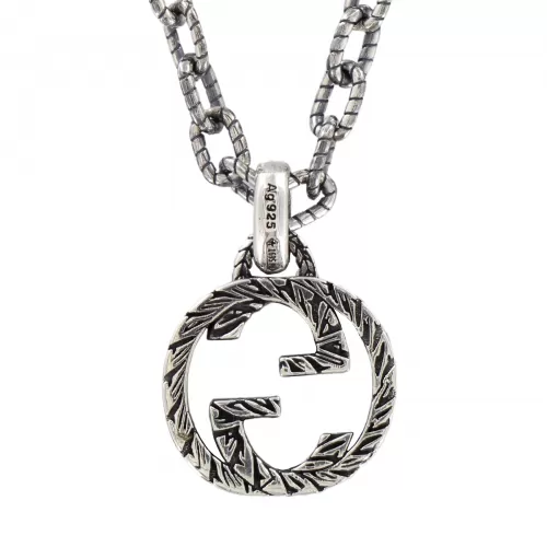 Колье Gucci Interlocking G Silver