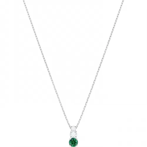 Колье Swarovski Attract Trilogy Green | Кристаллы Сваровски
