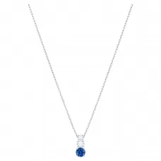 Колье Swarovski Attract Trilogy Blue | Кристаллы Сваровски
