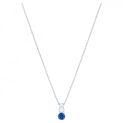 Колье Swarovski Attract Trilogy Blue | Кристаллы Сваровски